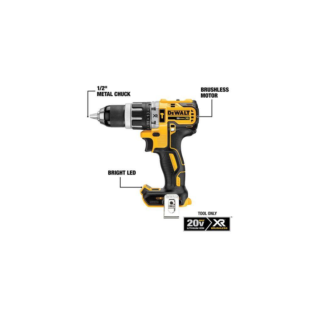 DEWALT DCK482D1M1 20V Maximum Lithium-Ion Cordless 4 Tool Combo Kit with 4Ah Battery. 2Ah Battery. Charger. and Bag