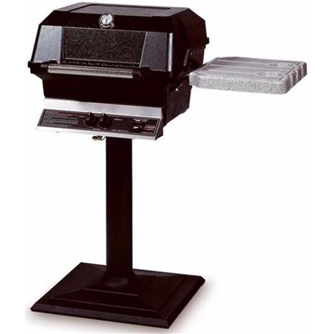Modern Home Products MPB Aluminum Post and NuStone Patio or Deck Mount for MHP Grills- Grill Accessory