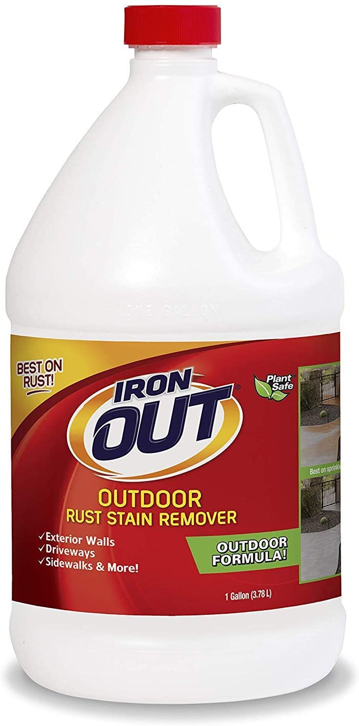 Iron OUT Liquid Rust Stain Remover. Pre-mixed. Quickly Removes Rust Stains. 1 Gallon