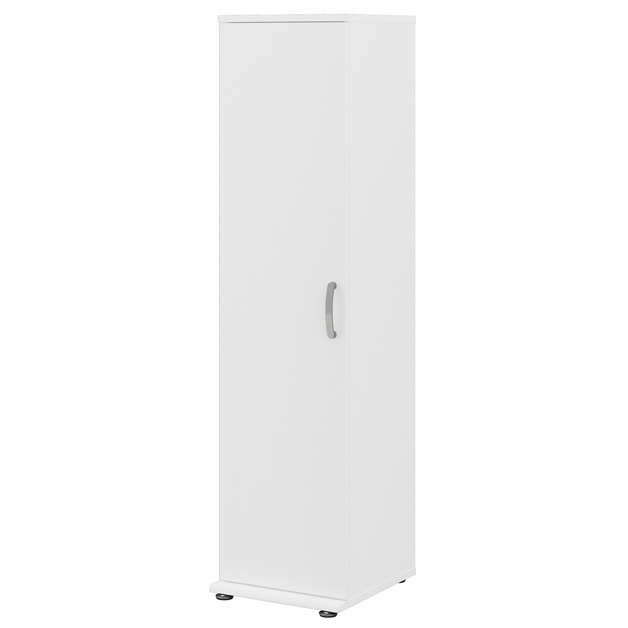 Bush Business Furniture Universal Storage 15.6692-in W x 61.811-in H Wood Composite White Freestanding Utility Storage Cabinet