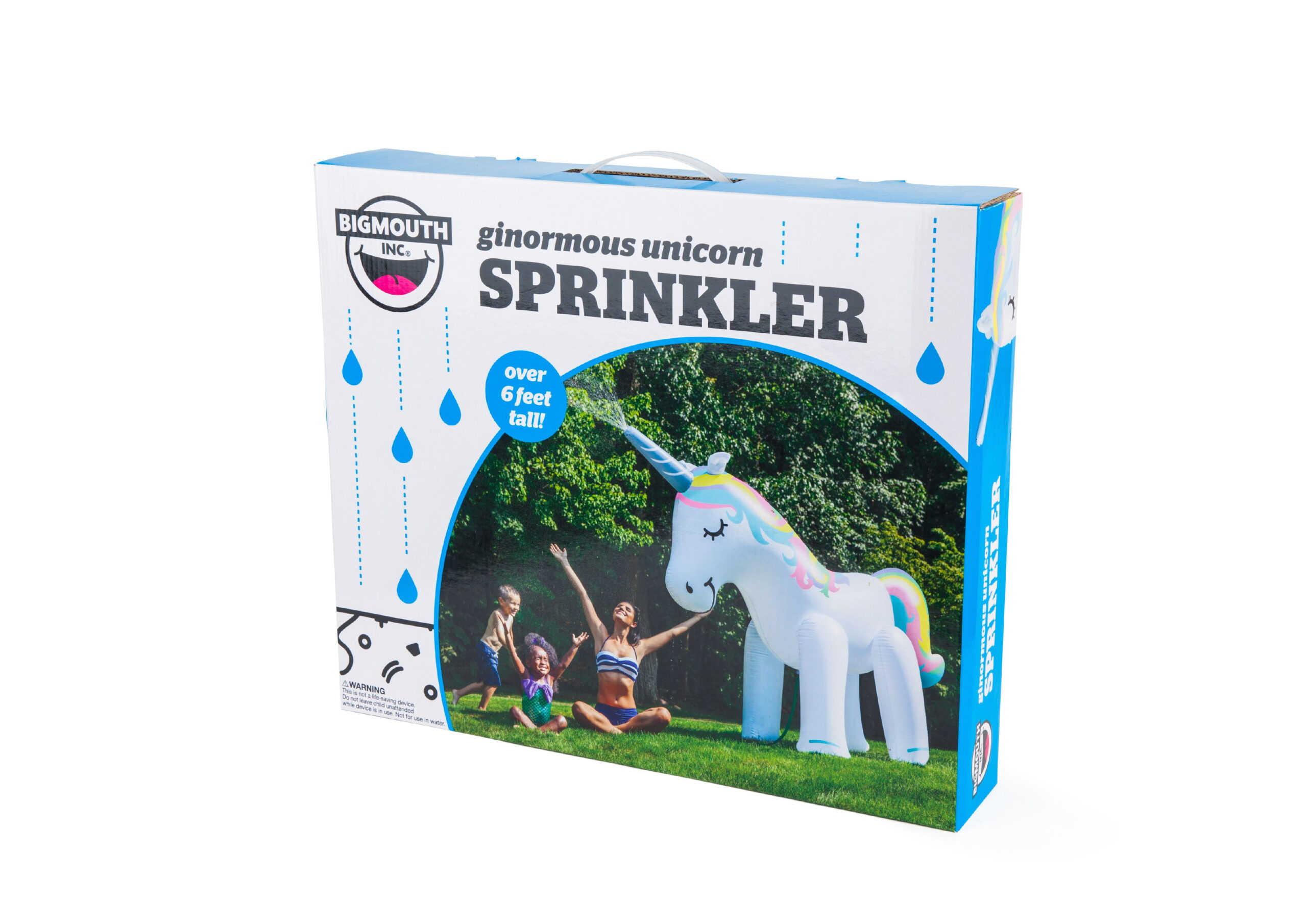 BigMouth Inc. Giant Inflatable Magical Unicorn Yard Sprinkler. Over 6 Feet Tall. Fun Summer Yard Toy