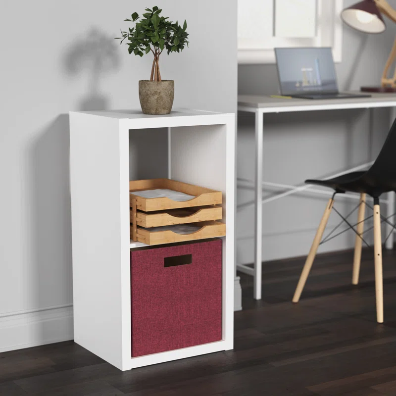 ClosetMaid 4533 30 in. H x 15.87 in. W x 13.50 in. D White Wood Large 2- Cube Organizer