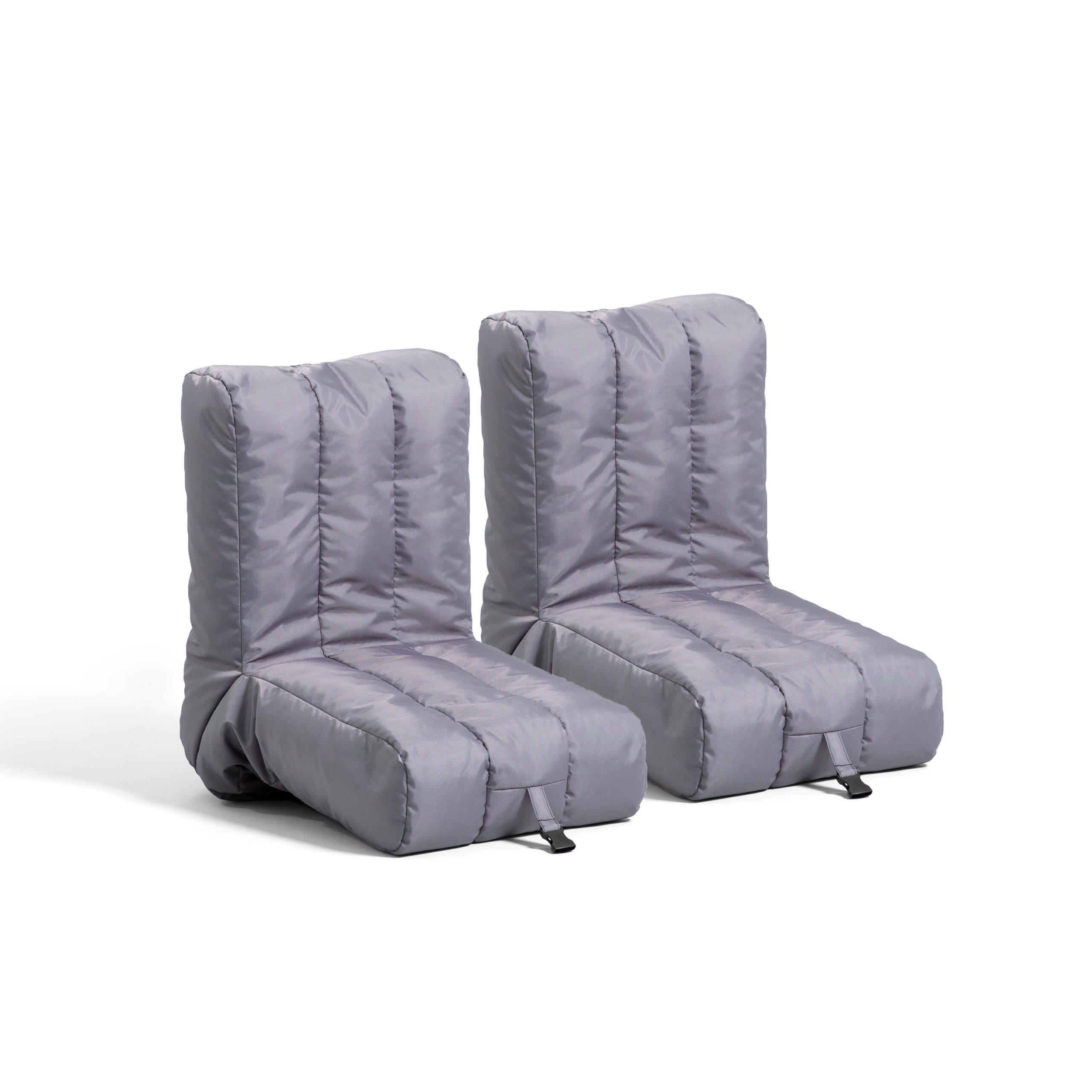 Big Joe Grab & Go Bean Bag Chair 2-Pack. Smartmax 1.5ft. Steel Gray