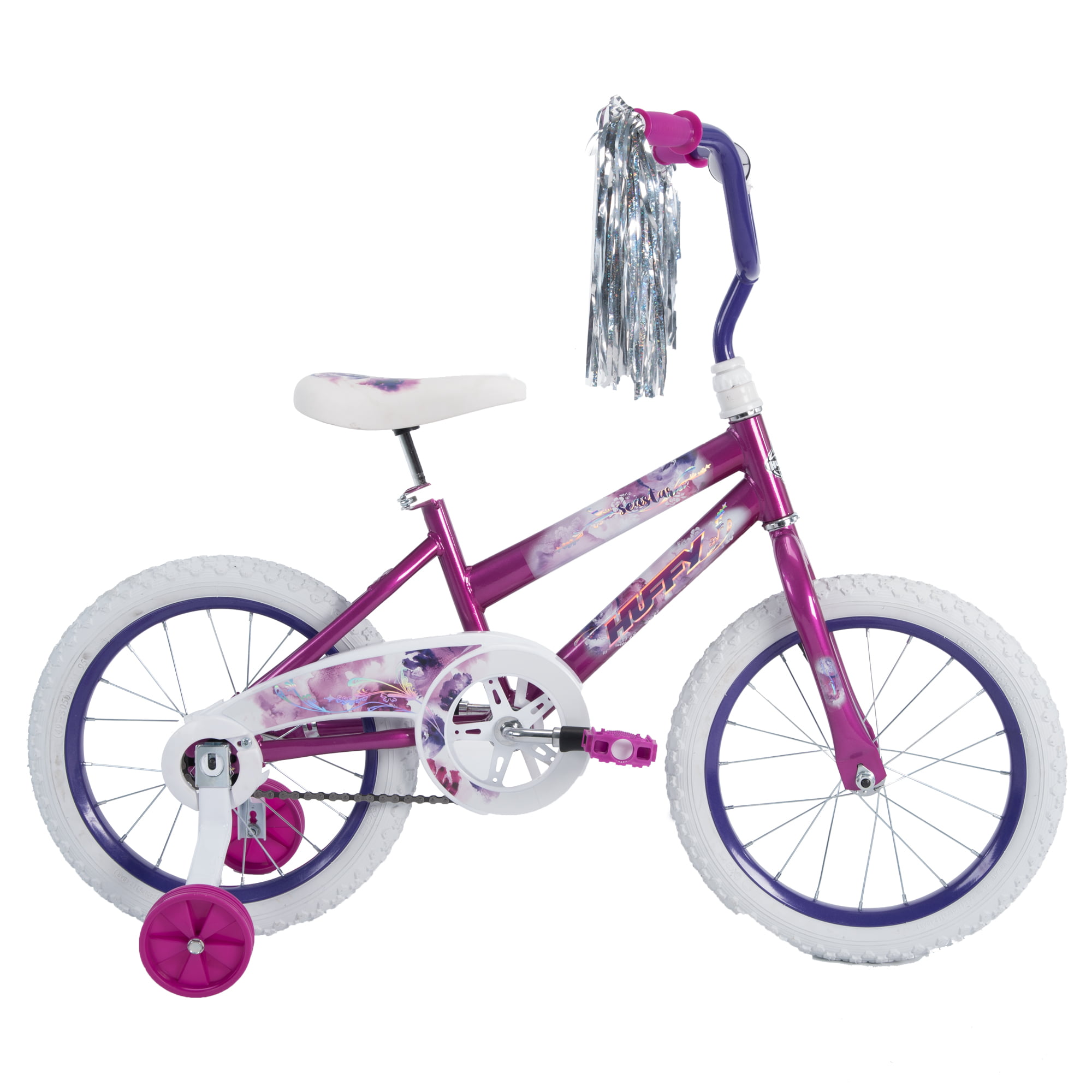 Huffy 16 in. Sea Star Girl Kids Bike. Metallic Purple