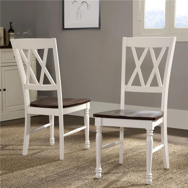 Crosley Shelby Dining Chair. Set of 2. White