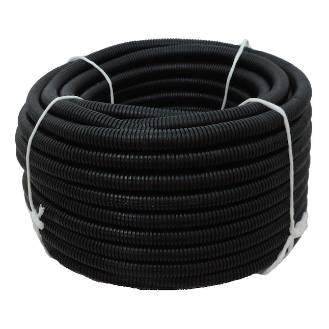 HydroMaxx  100-ft x 2-in LDPE Black Non-Split Tubing Wire Loom