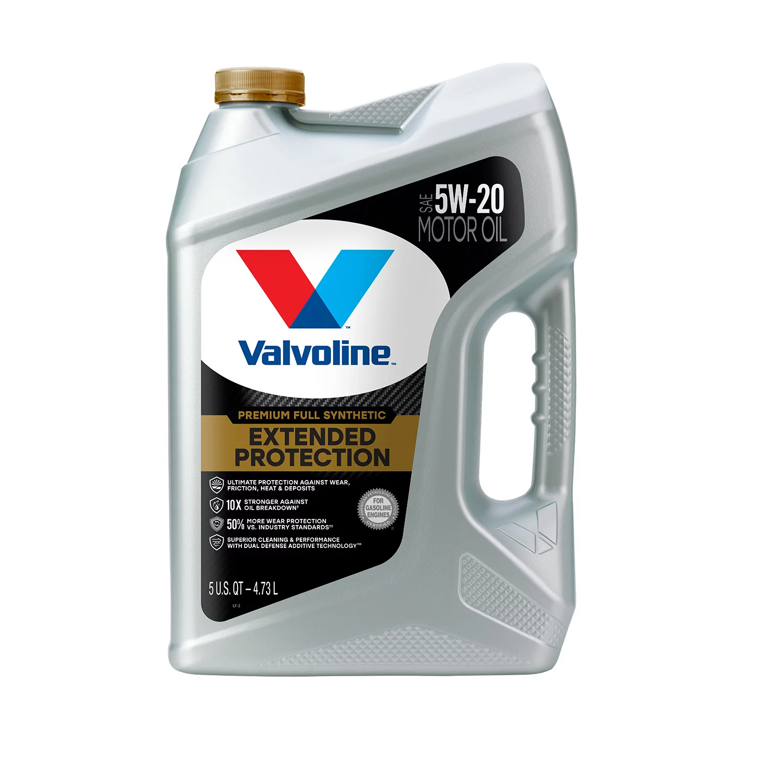Valvoline Extended Protection Premium Full Synthetic 5W-20 Motor Oil 5 QT