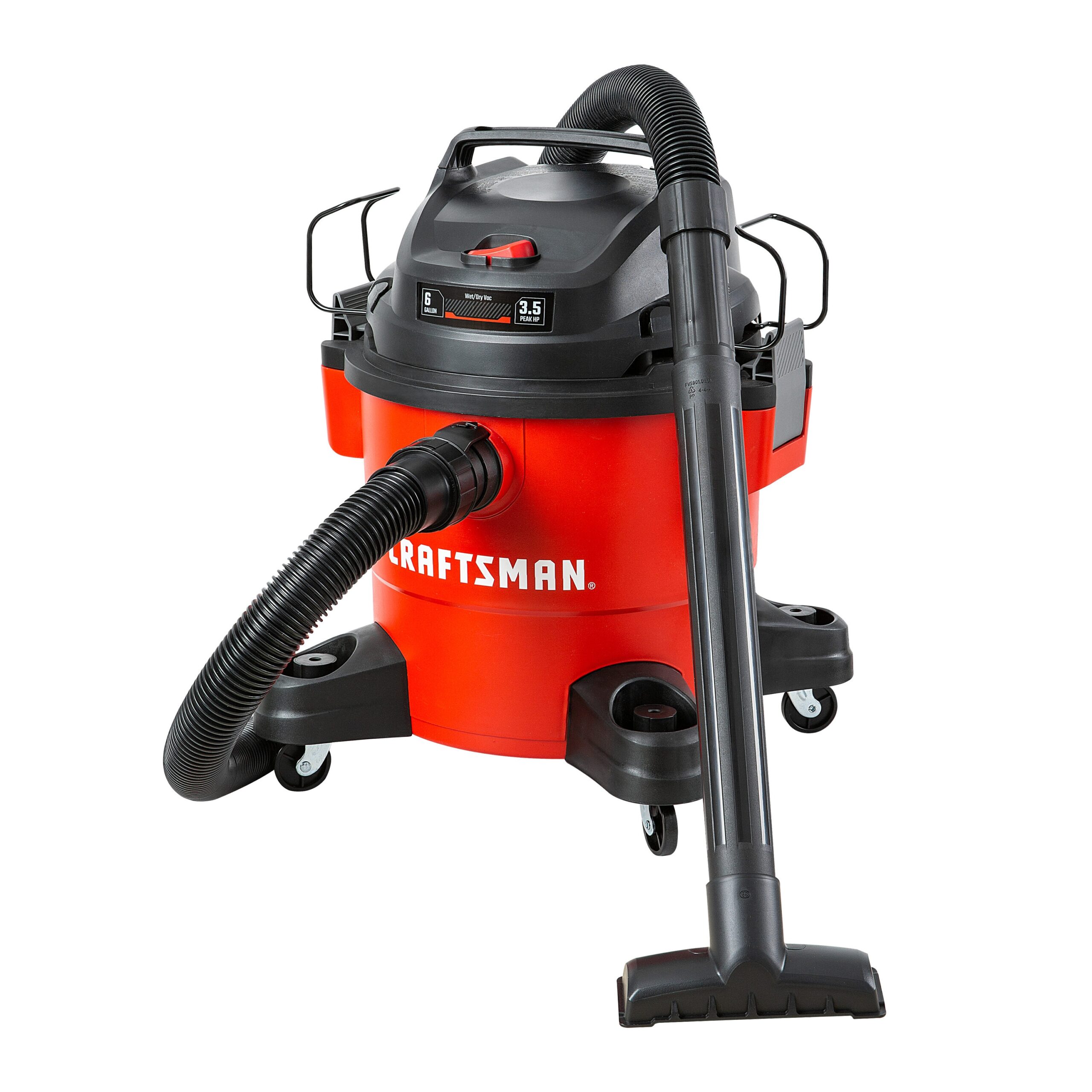 CRAFTSMAN 9 Value Added Accessories 6-Gallons 3.5-HP Corded Wet/Dry Shop Vacuum with Accessories Included