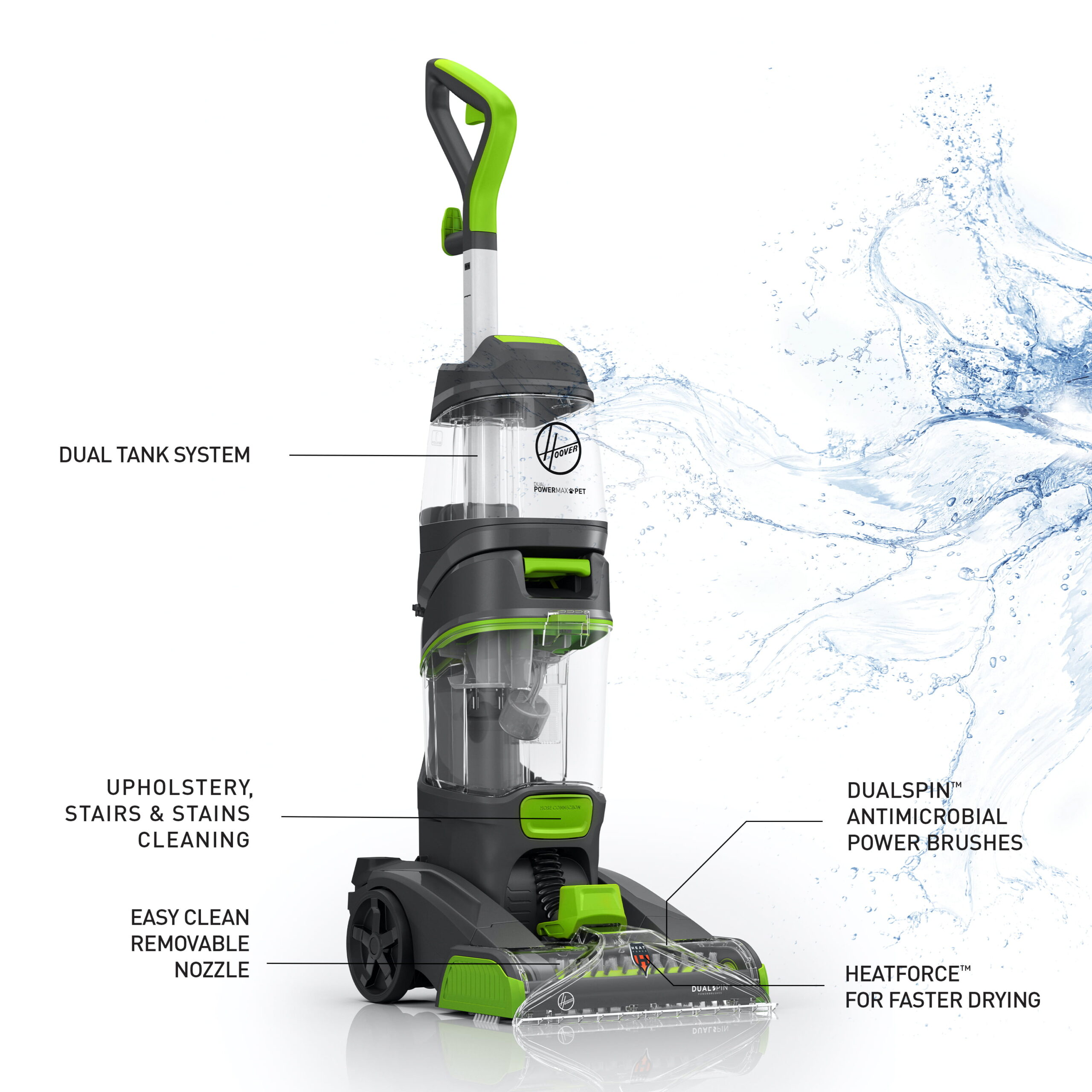 Hoover Dual Power Max Pet Carpet Cleaner. FH54011