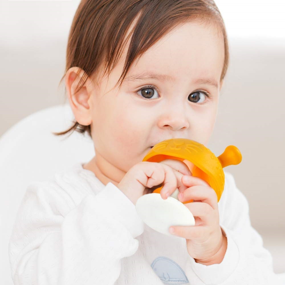 Eco inspired Baby Mushroom Teether Toy. Baby Boy & Girl Teething Toys. 3 Pack