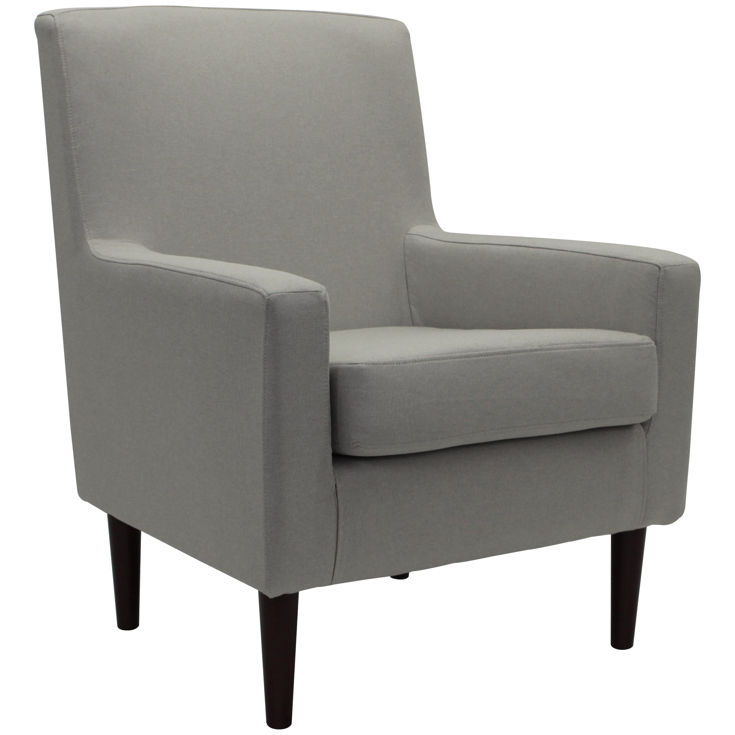 Mainstays Kinley Lounge Arm Chair. Beige Polyester Fabric