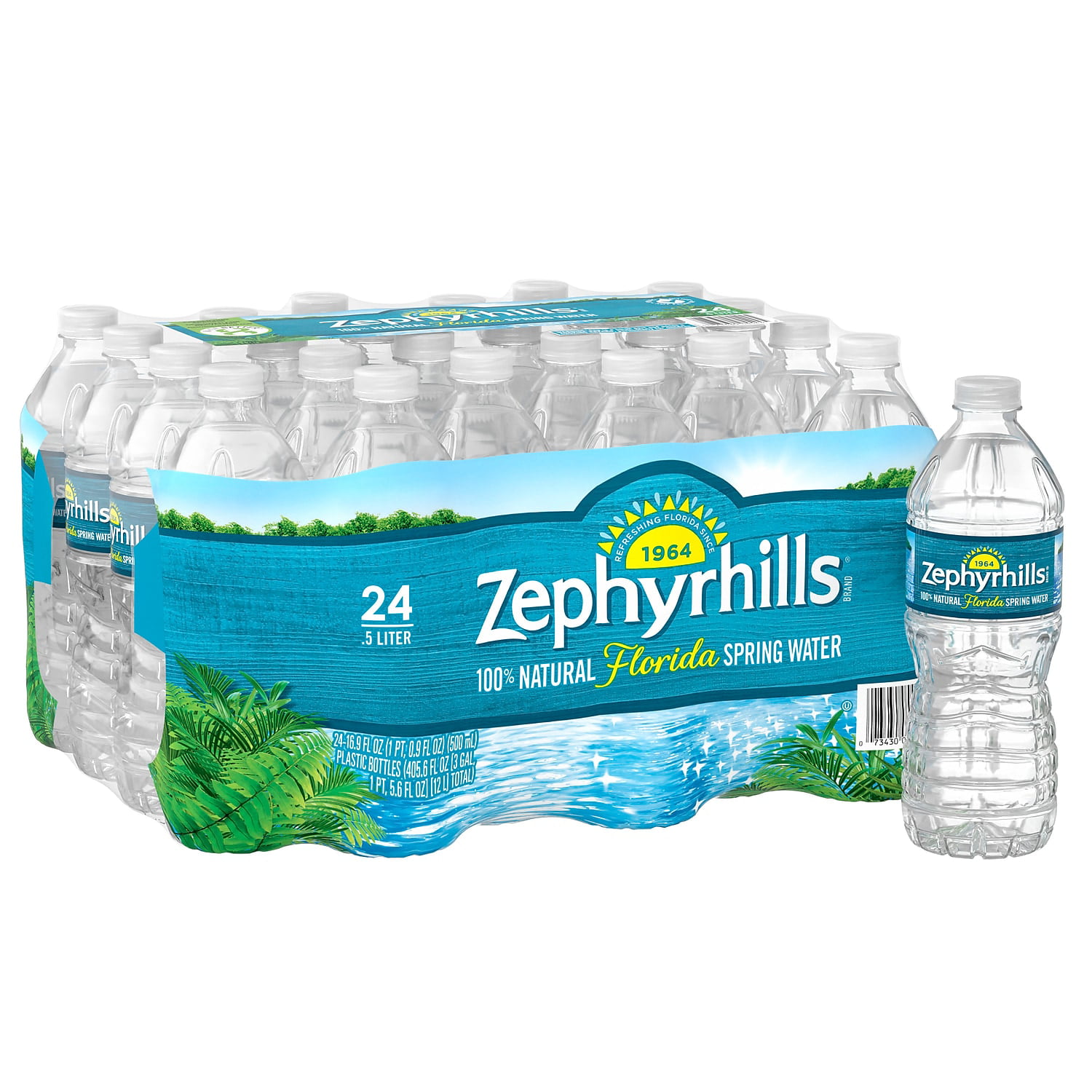 Zephyrhills 100% Natural Spring Water 16.9 Oz.