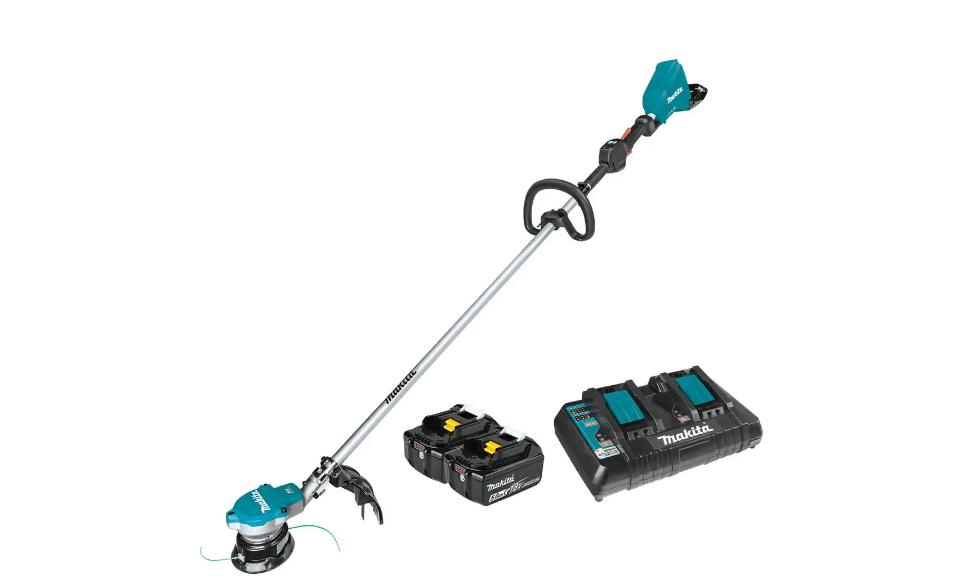 Makita XRU15PT 18-Volt X2 (36-Volt) LXT Lithium-Ion Brushless Cordless String Trimmer Kit (5.0 Ah)