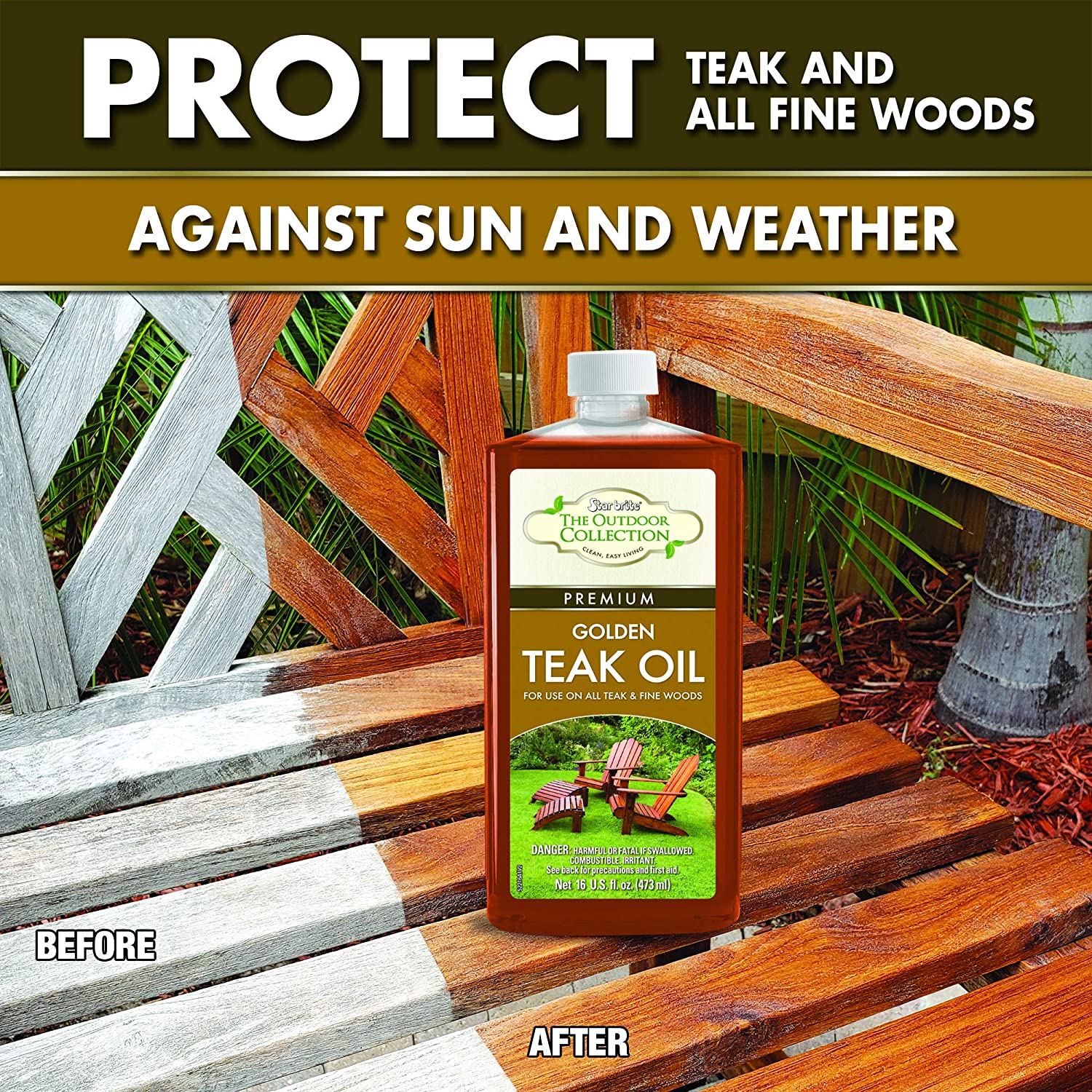 Star brite 52216 Premium Teak Oil. 16 oz.
