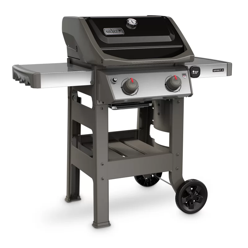 Weber 44010001 Spirit II E-210 2-Burner Propane Gas Grill in Black