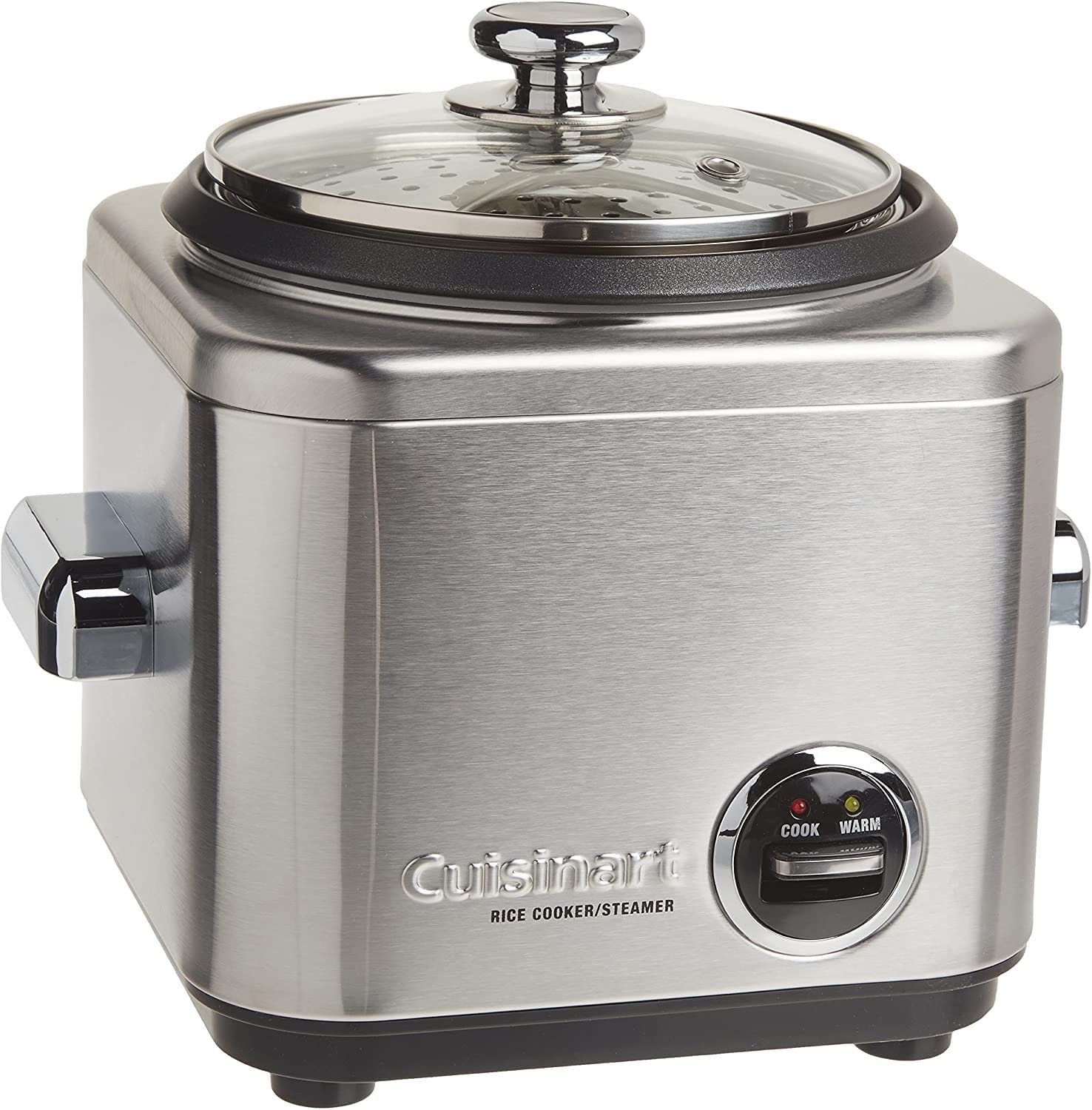 Cuisinart CRC-400 4 Cup Rice Cooker. Stainless Steel Exterior