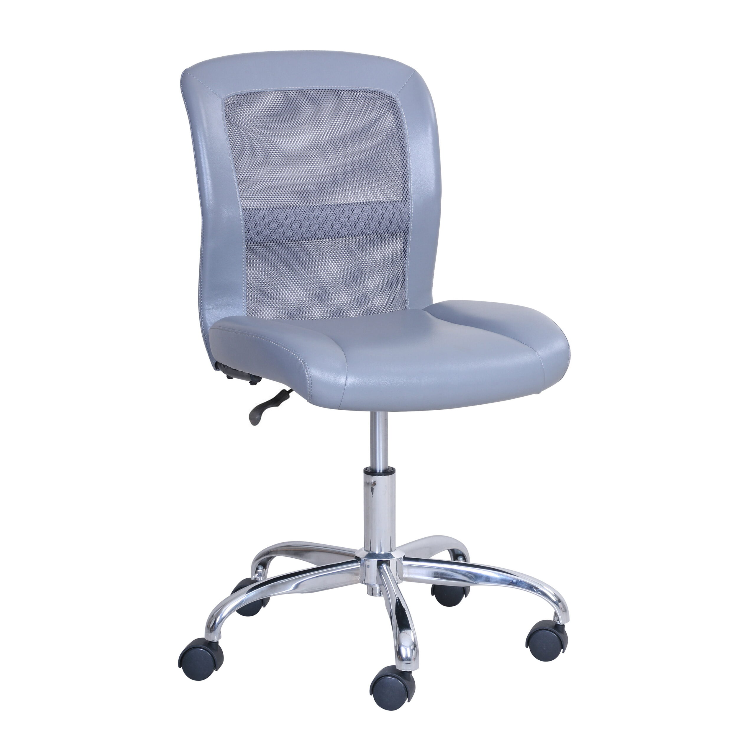 Mainstays Mid-Back. Vinyl Mesh Task Office Chair. Gray
