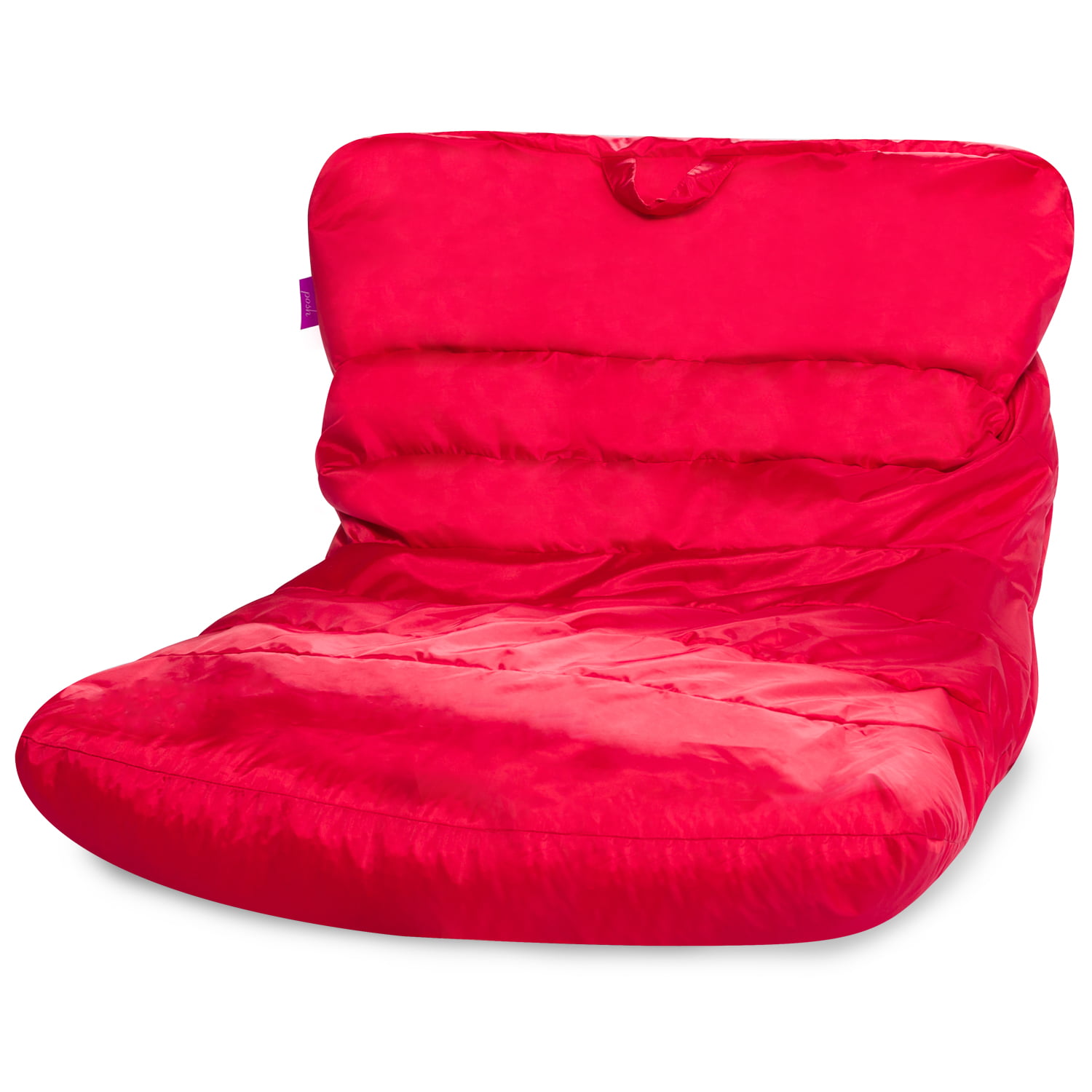 Posh Creations Laguna Lounger Bean Bag Chair. Kids. 3 ft. Red