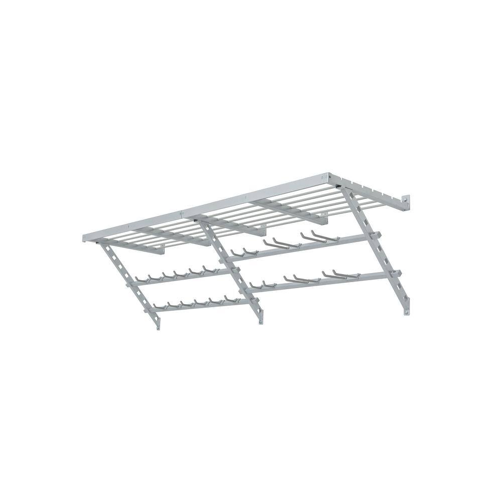 Garage Essentials 220861 64 in. W Utility Shelf and Track Storage System