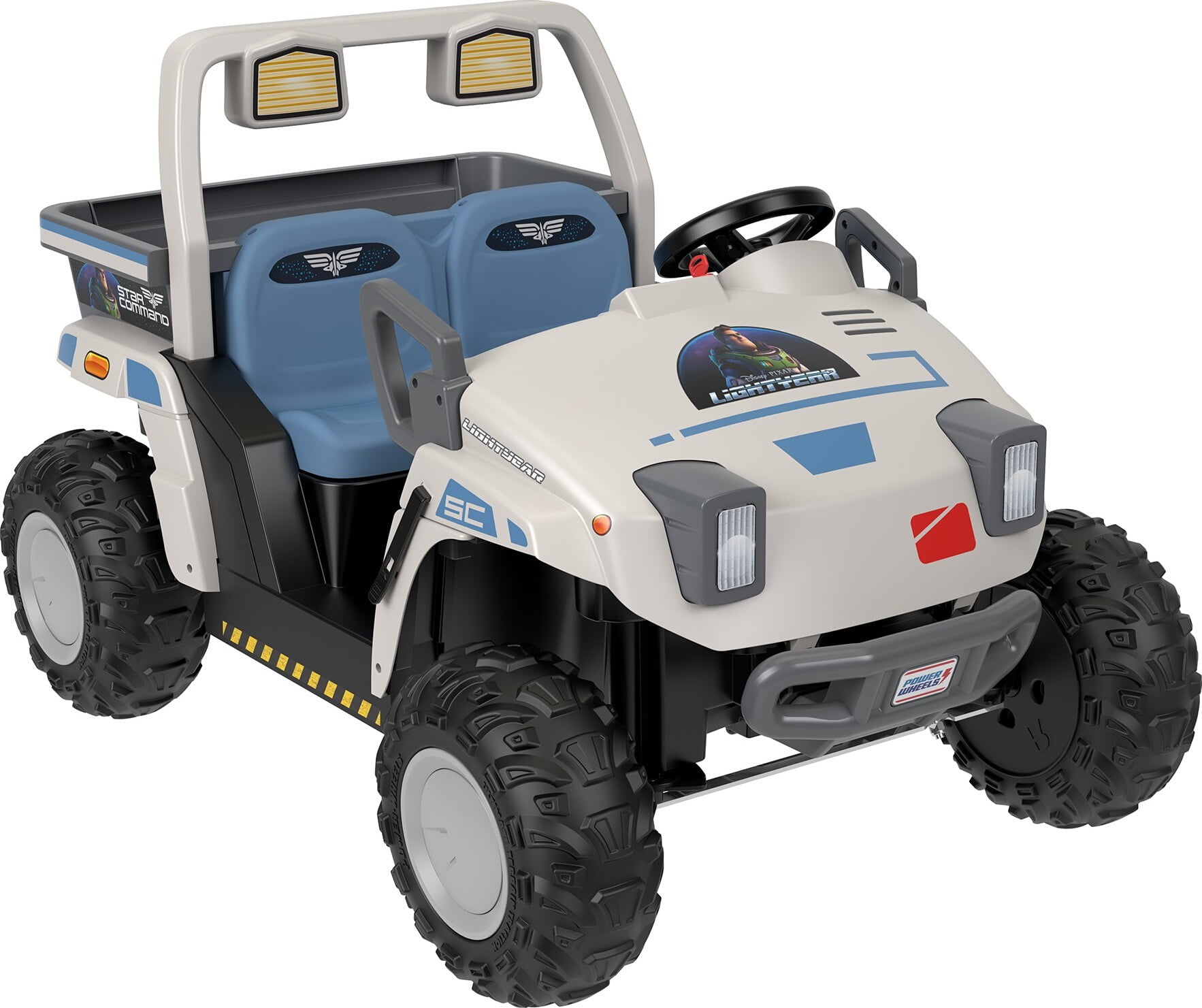 Power Wheels Battery-Powered Ride-On Disney and Pixar Lightyear Star Command Base Transport Vehicle