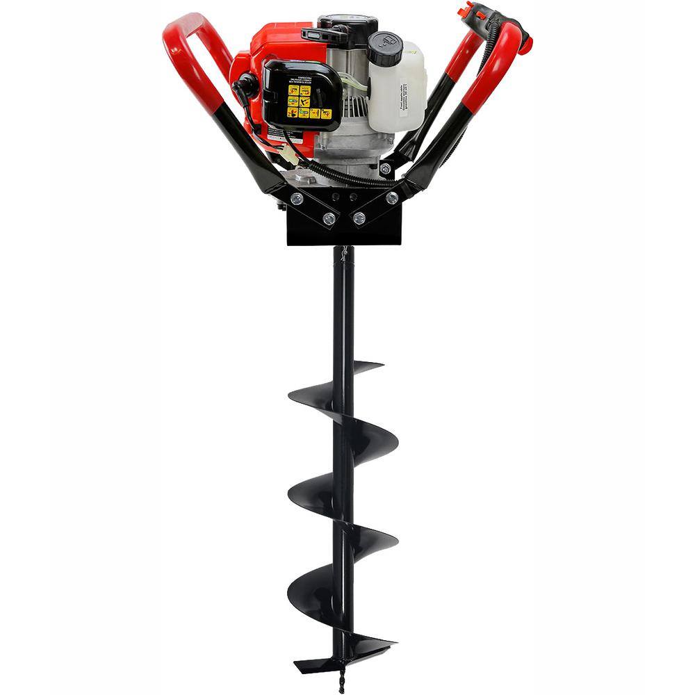 XtremepowerUS KIT175-H 55CC 1-Man Post Hole Digger with 8 in. Bit