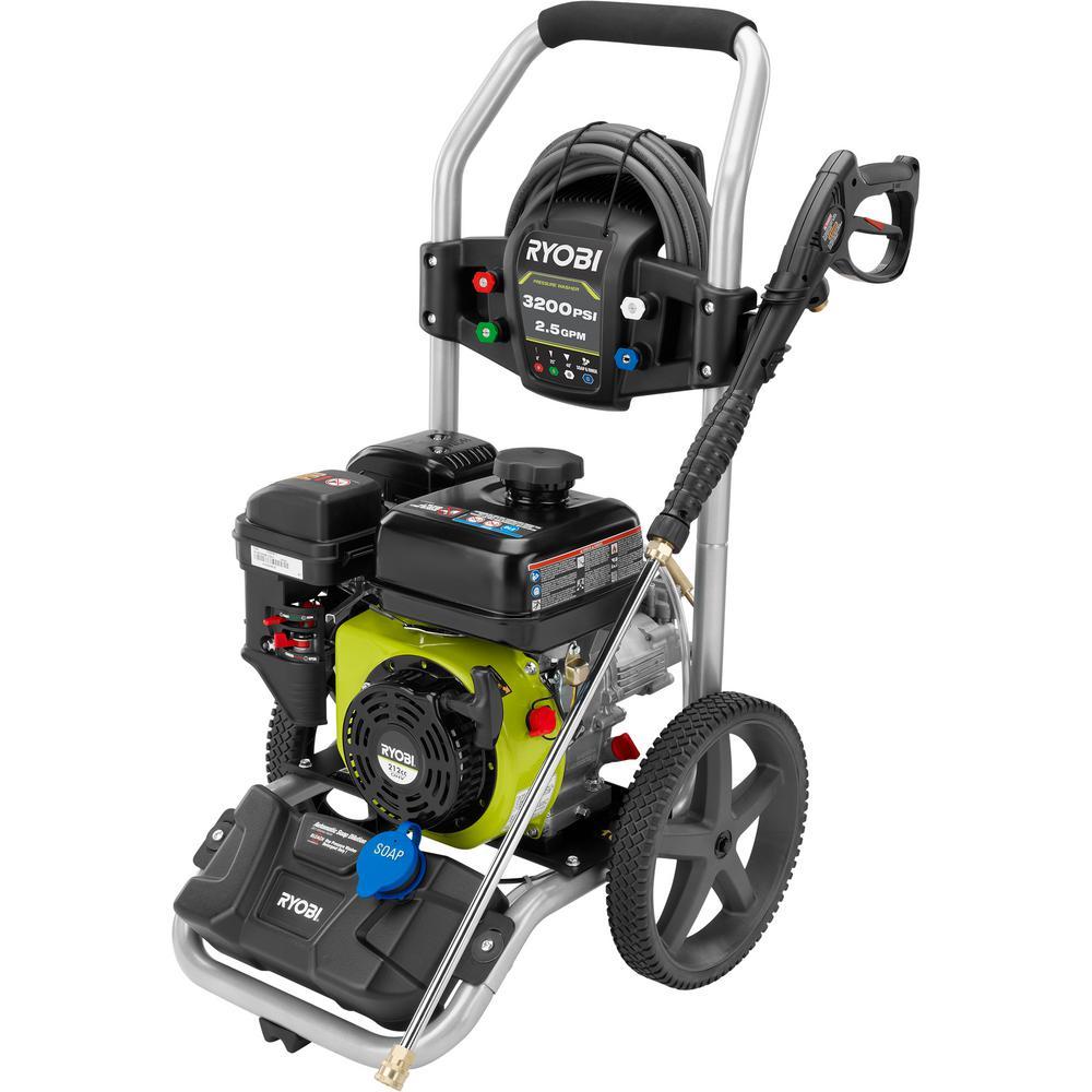 RYOBI RY80588A 3200 PSI 2.5 GPM 212cc Gas Pressure Washer