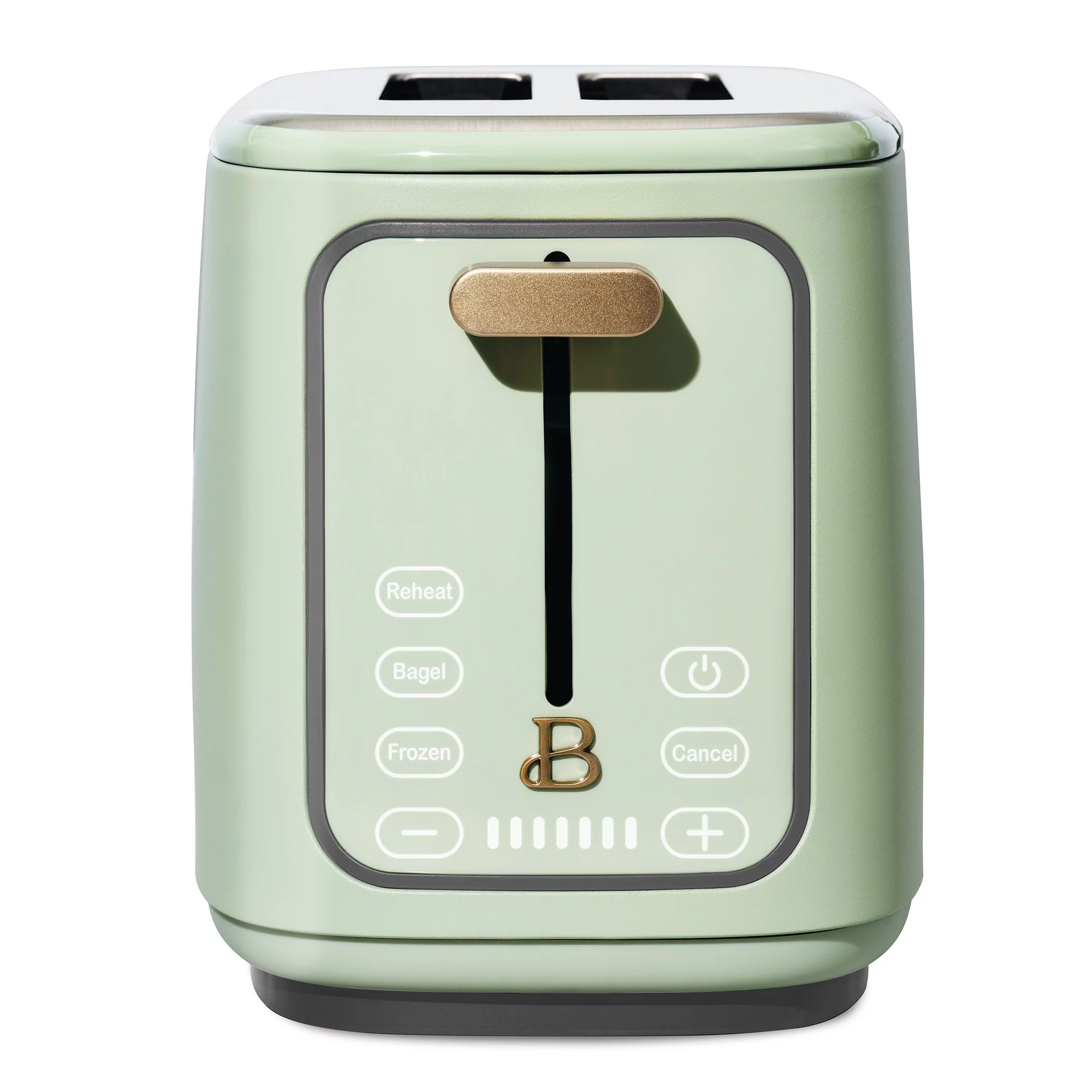 Beautiful 2 Slice Touchscreen Toaster. Sage Green by Drew Barrymore