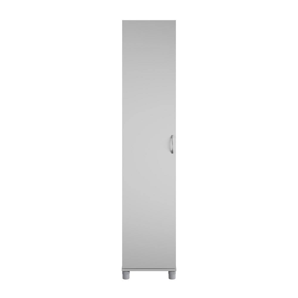 SystemBuild DE92591 Lonn 15.67 in. x 74.29 in. x 15.39 in. 5 Shelves Freestanding Utility Cabinet in Dove Gray