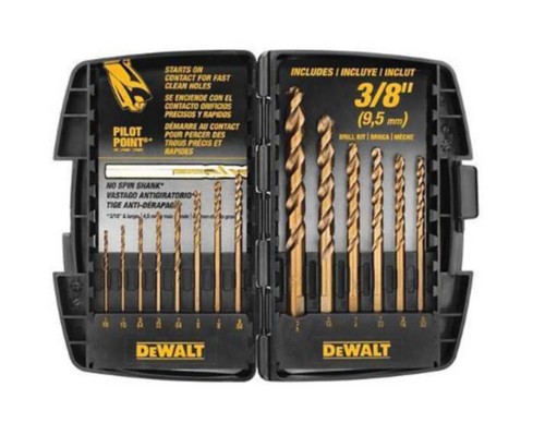 DeWalt Jobber Length Cobalt Dril Set 14 pc