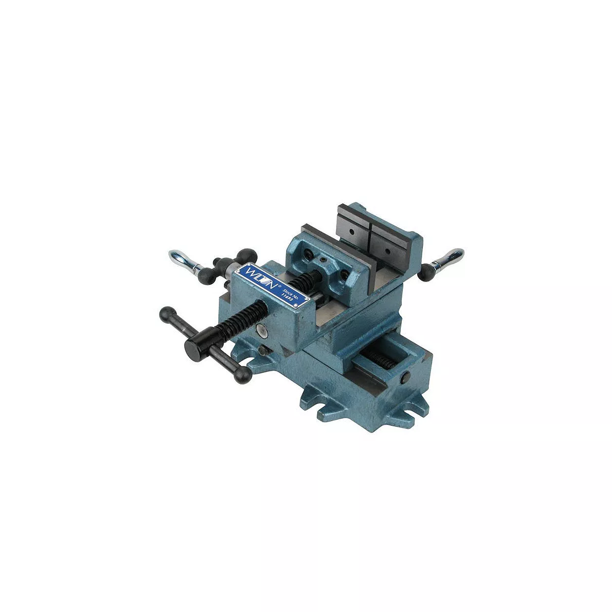 Wilton Tools WIL-11693 3 Inch Jaw Width Cross Slide Drill Press Vise. Blue