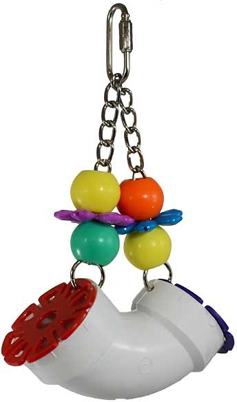 Super Bird Creations SB751 PVC Forager Bird Toy. Medium/Large Bird Size. 3 x 5 x 8