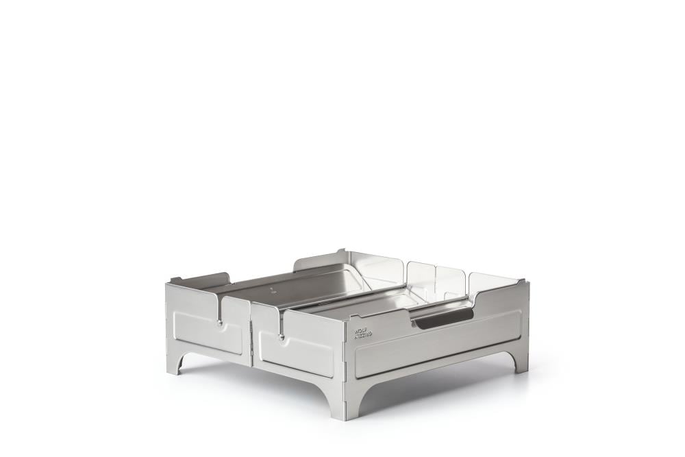 Wolf and Grizzly 10.9-in W Stainless Steel Wood-Burning Fire Pit