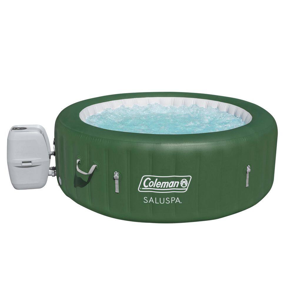 Coleman 90363E-BW-WMT SaluSpa 6-Person Inflatable Hot Tub. Green