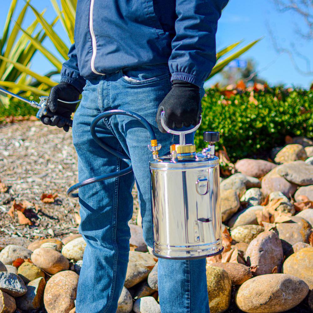 Tomahawk Power TMP1G 1 Gal. Stainless Steel Sprayer with 20 in. Wand for Pest Control