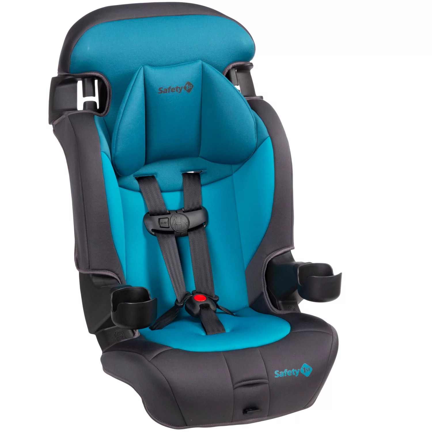 Safety 1st Grand 2-in-1 Booster Car Seat. Forward-Facing with Harness. 30-65 pounds and Belt-Positioning Booster. 40-120 pounds. Capri Teal