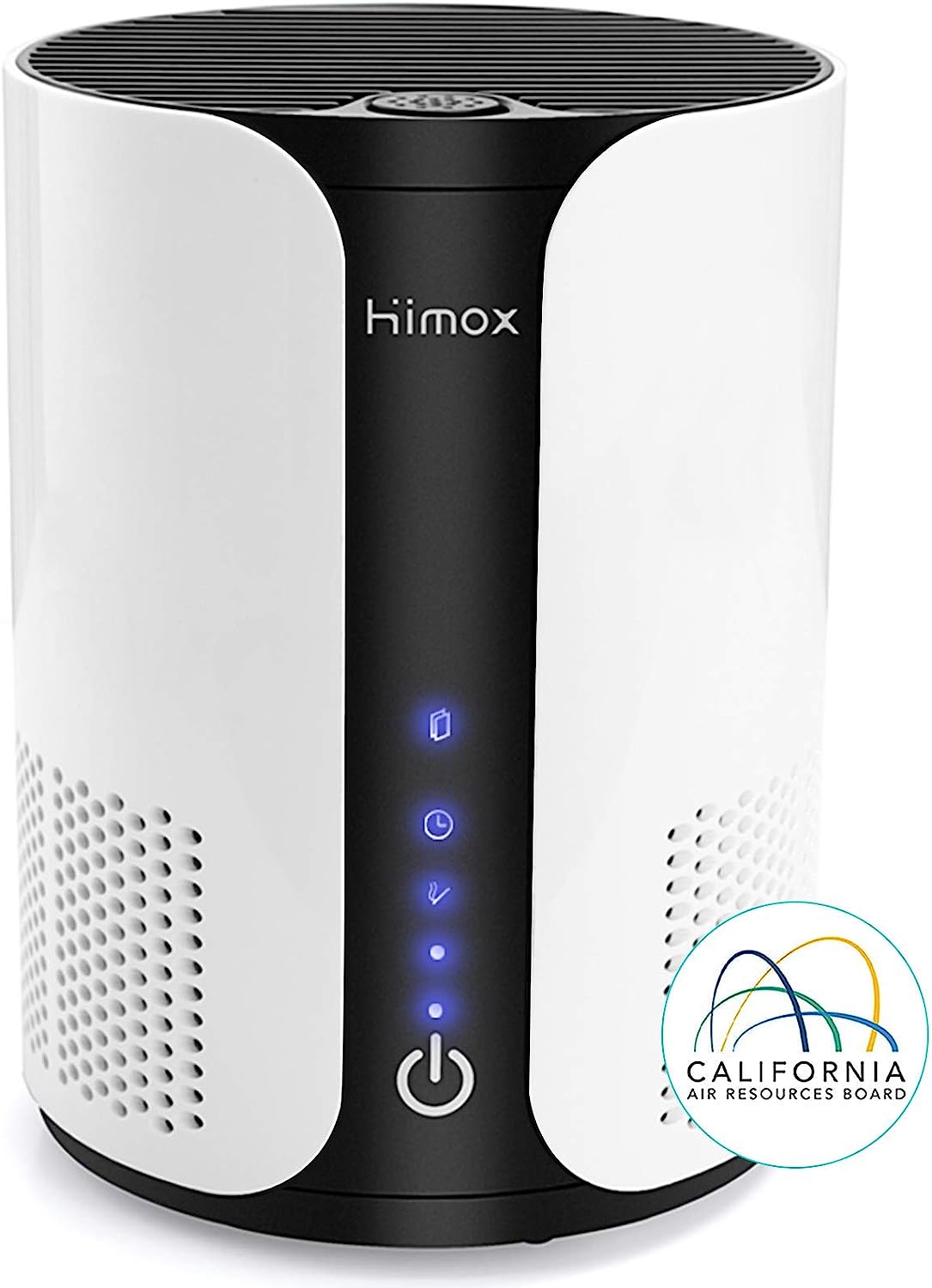 HIMOX HEPA Air Purifiers for Bedroom Allergies Pet Hair. H13 true HEPA Filter Activated Carbon Quiet Portable Air Cleaner for Desk Desktop Office Dorm. Remove 99.97% Smoke Dust Dander Odor Mold Pollen