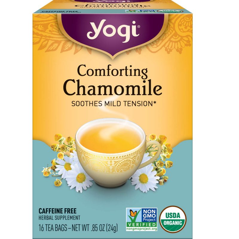 Yogi Tea Comforting Chamomile. 6 Pack. Soothes Mild Tension. 96 Tea Bags
