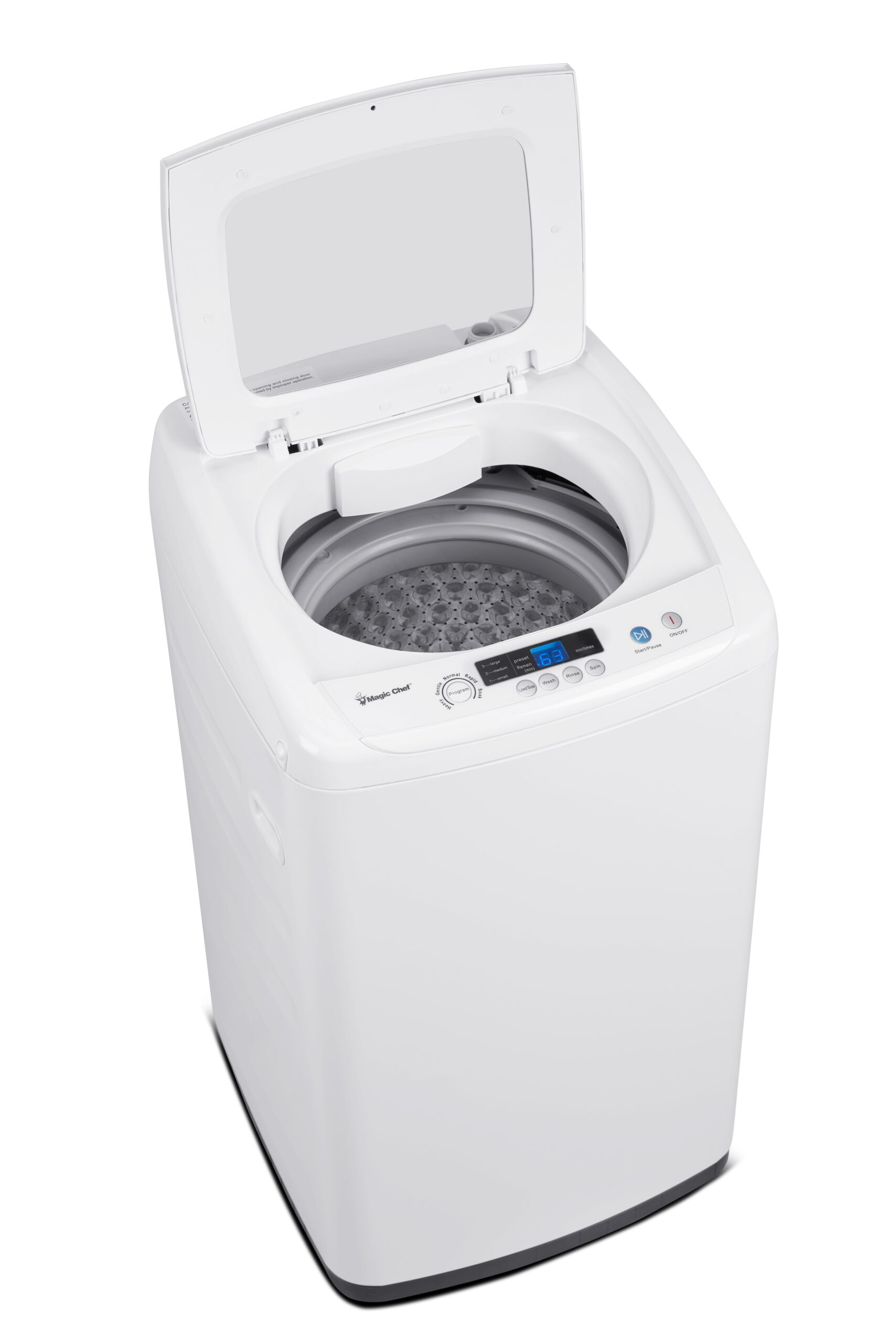 Magic Chef 0.9 Cu. ft. Compact Topload Washer. White