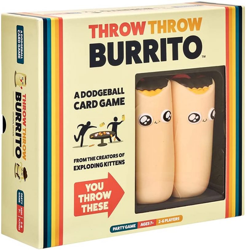 Exploding Kittens Throw Throw Burrito - A Dodgeball Card Game 2-6 Players