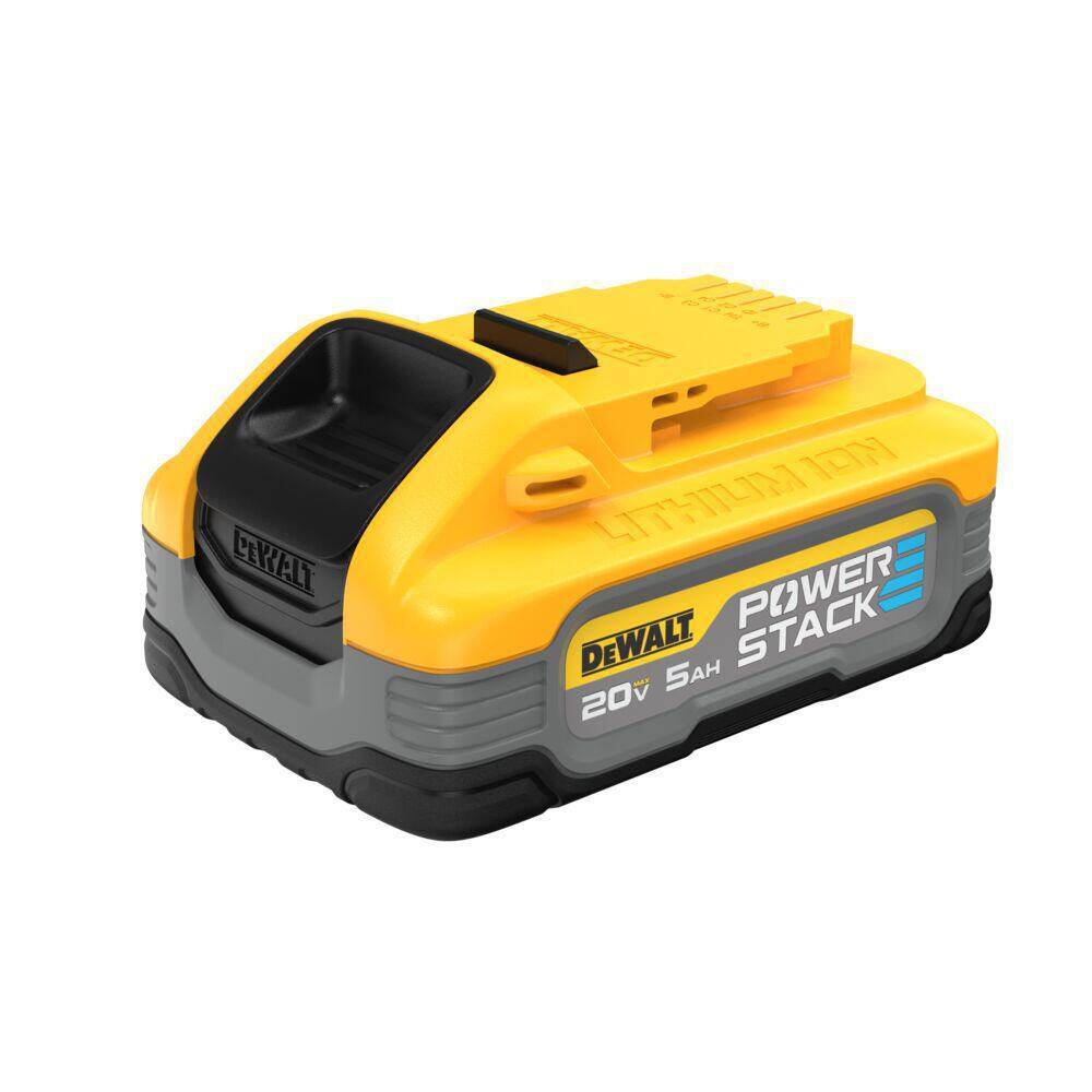DEWALT DCBP520-2 POWERSTACK 20V Lithium-Ion 5.0Ah Battery Pack (2 Pack)