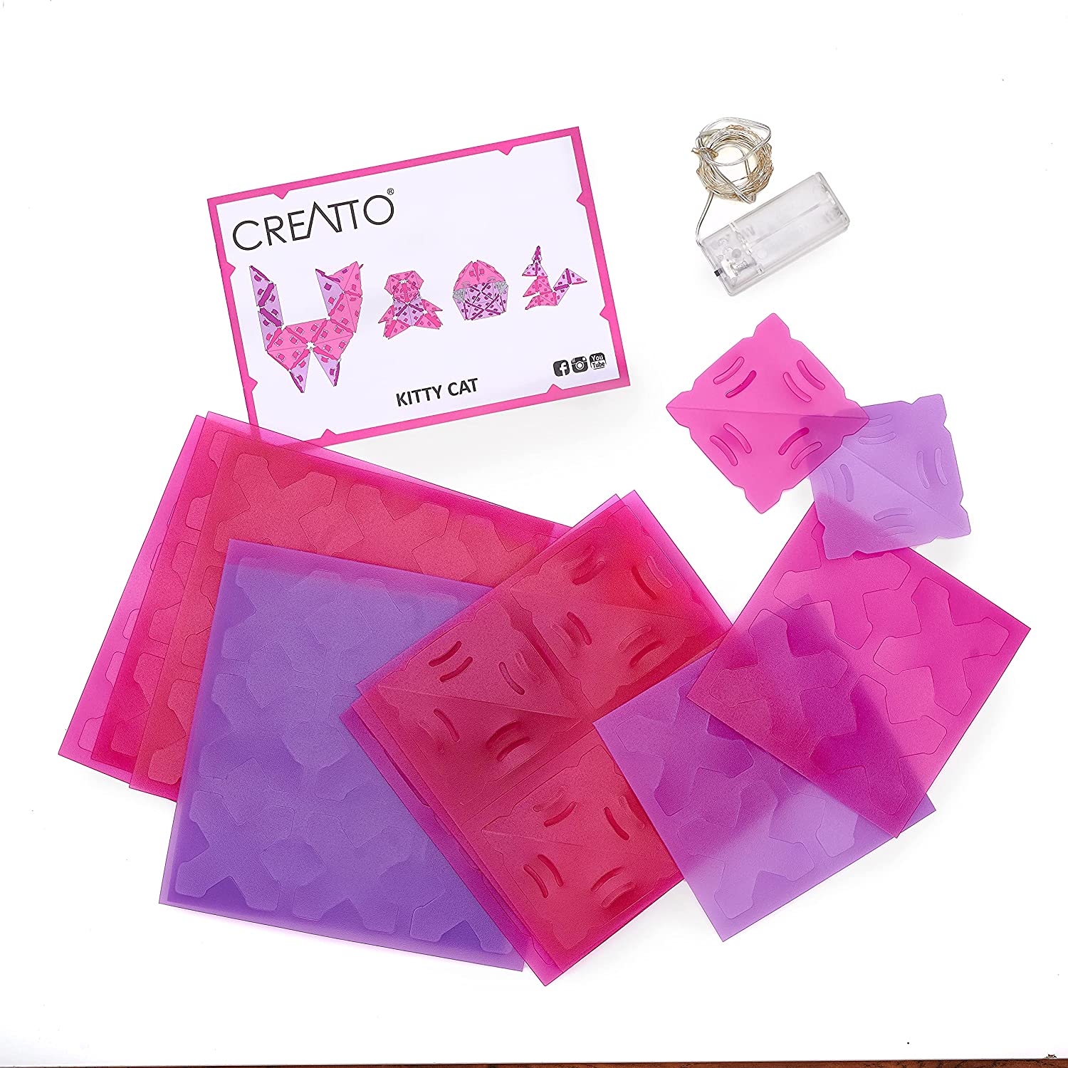 Creatto Starlight Kitty & Cutie Crew Light-Up Craft Puzzle from Thames & Kosmos