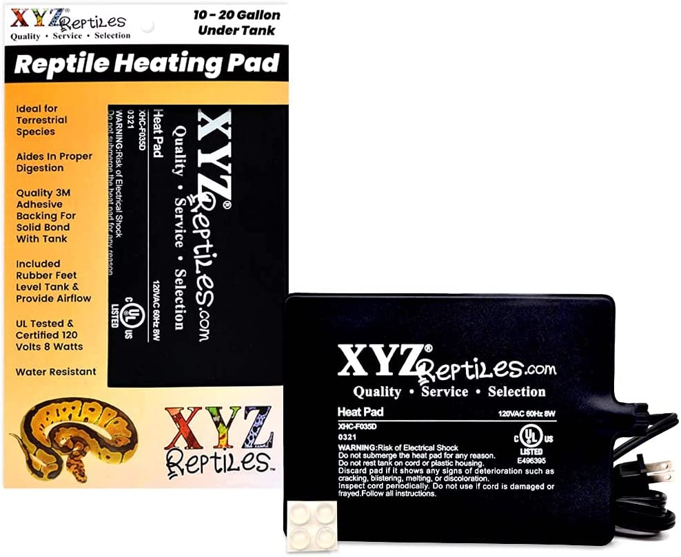 XYZReptiles Ball Python Snake Habitat 10 Gallon Terrarium Starter Kit