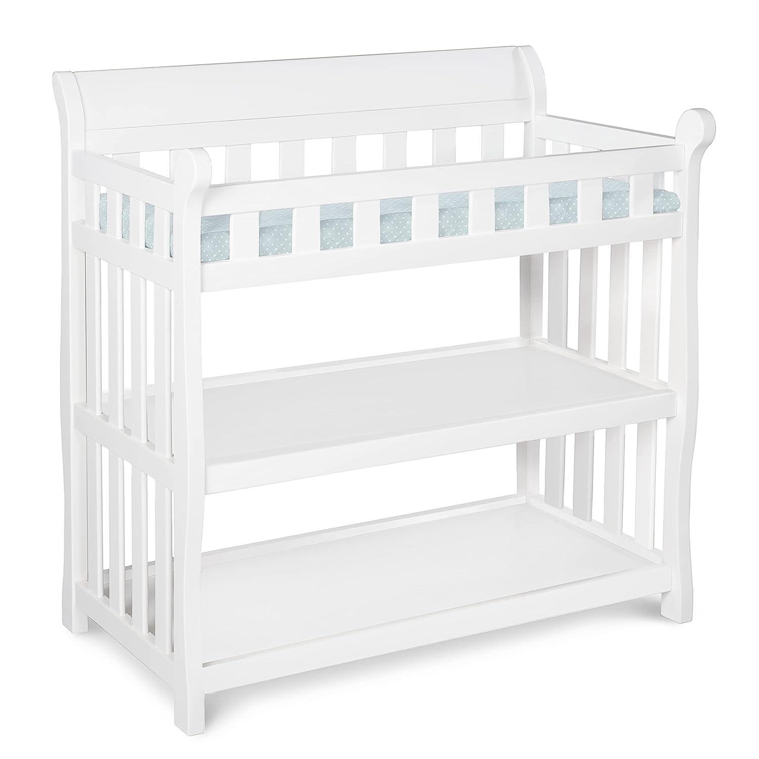 Delta Children Eclipse Changing Table with Changing Pad. White