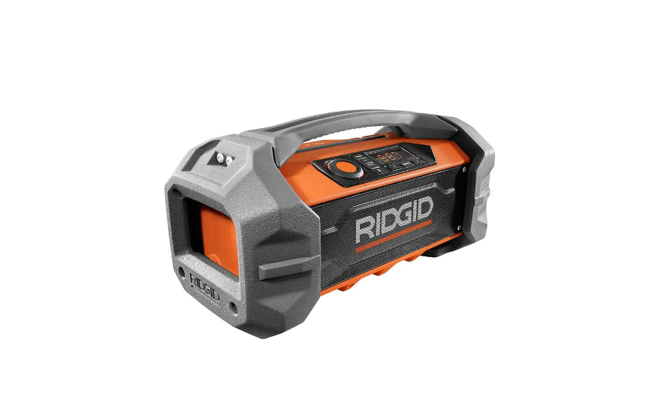 RIDGID R84087 18V Hybrid Jobsite Radio with Bluetooth Wireless Technology (Tool Only)