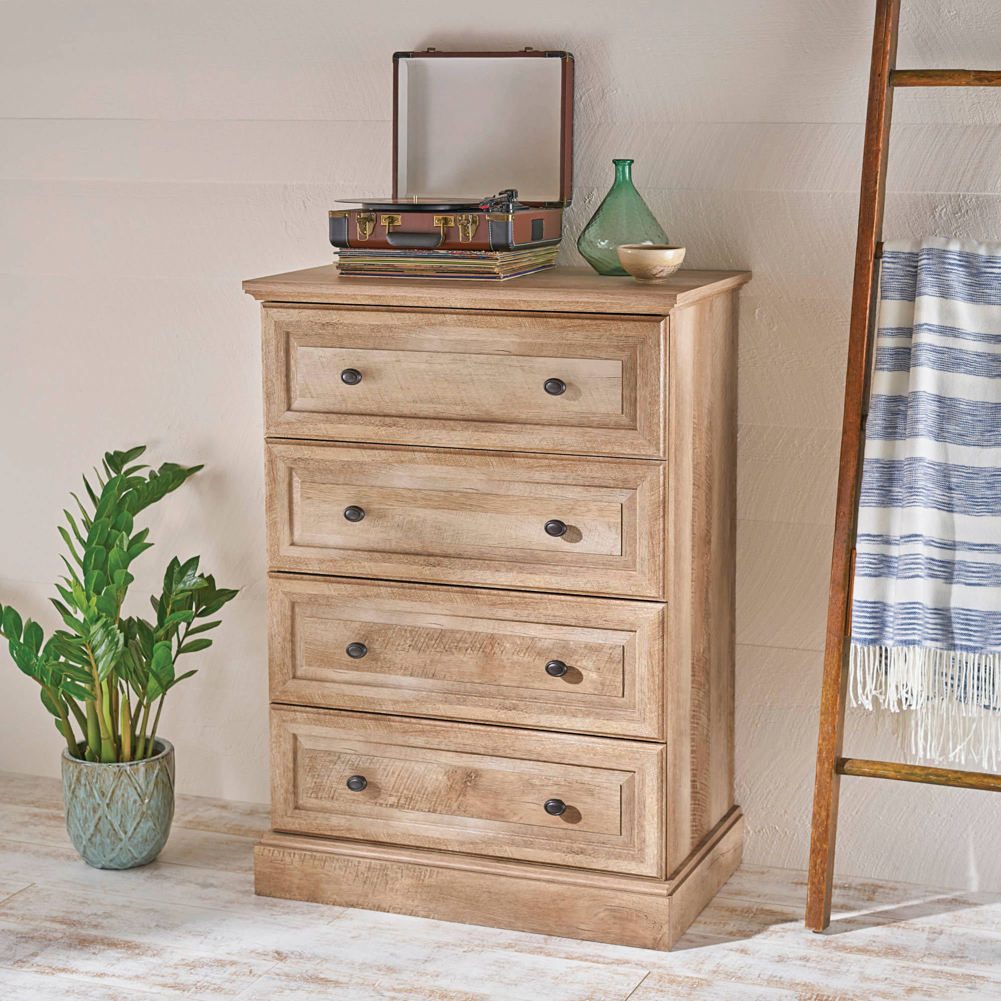 Better Homes & Gardens Crossmill 4-Drawer Dresser. Weathered Finish
