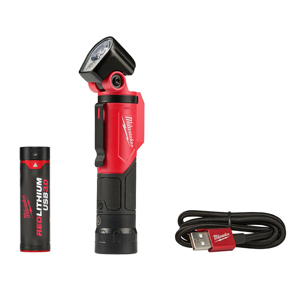 Milwaukee 2113-21 LED Pivoting REDLITHIUM USB Flashlight w/500 Lumens