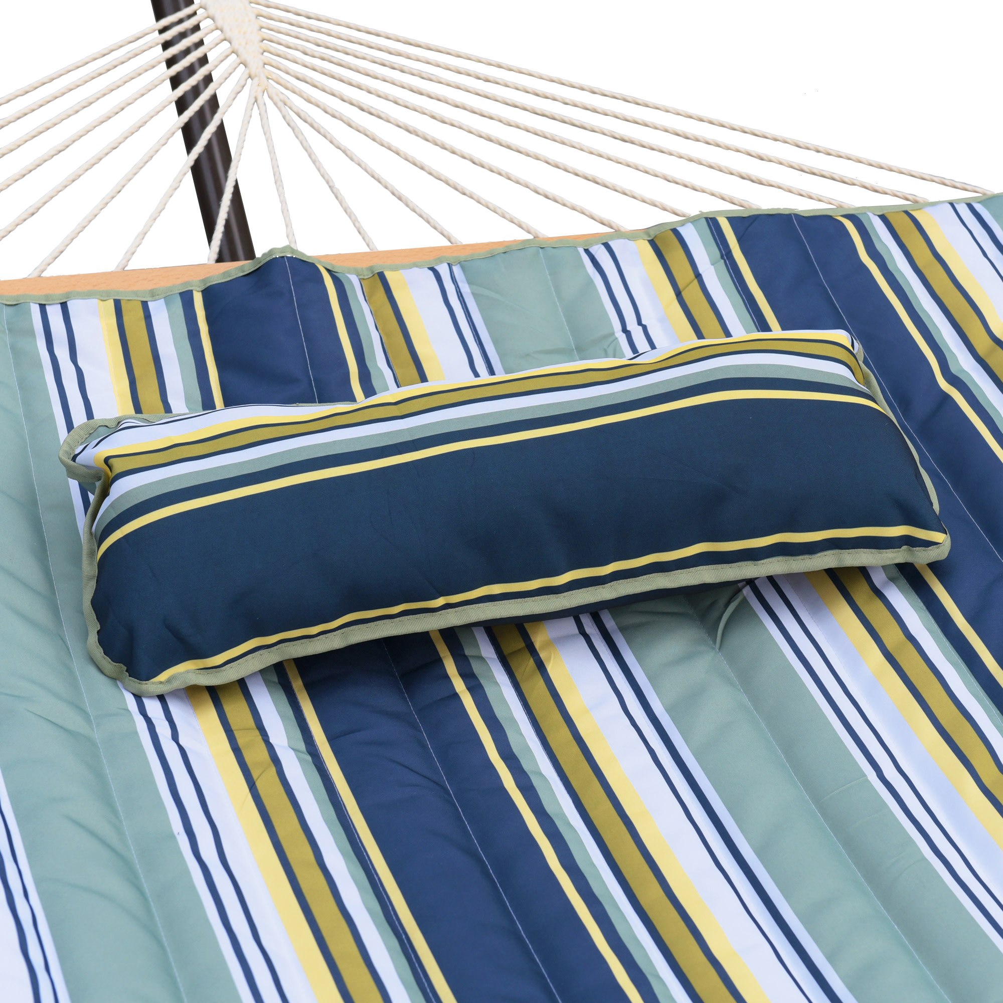 Island Retreat Coastal Stripe Pillow & Pad Set for Hammocks