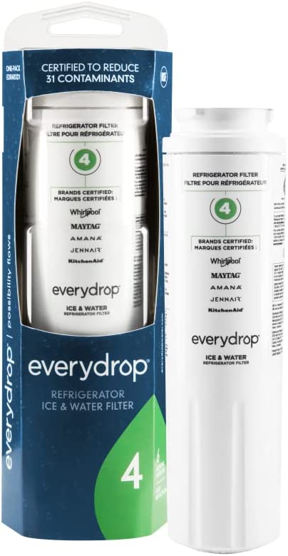 everydrop by Whirlpool Ice and Water Refrigerator Filter 4. EDR4RXD1. Single-Pack