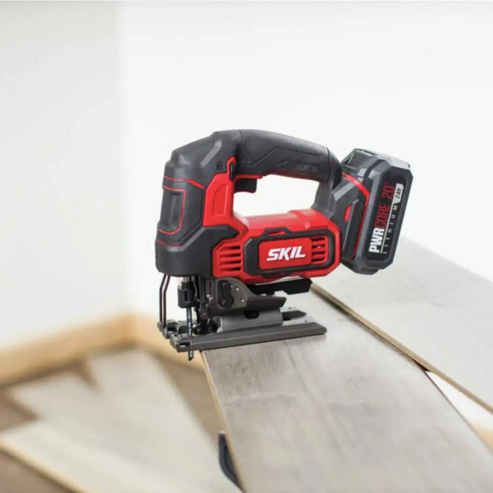 SKIL Jig Saw JS820202 PWR CORE 20 20-Volt Brushless Variable Speed Keyless Cordless (Battery Included)