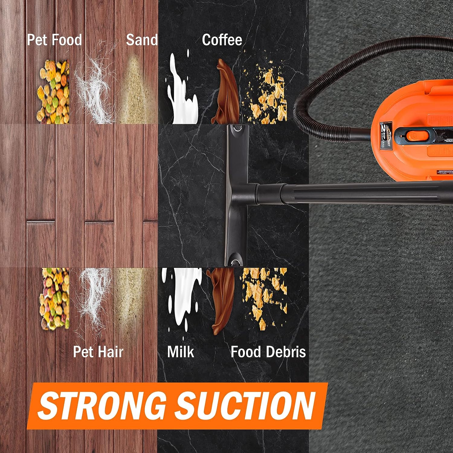 Armor All AA255W Wet/Dry Utility Vac 2.5 Gallon. 2.5-Gallon. Orange/Black